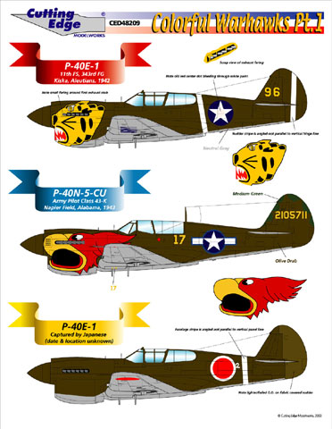 Various Decals Preview by Brett Green (Cutting Edge 1/72 